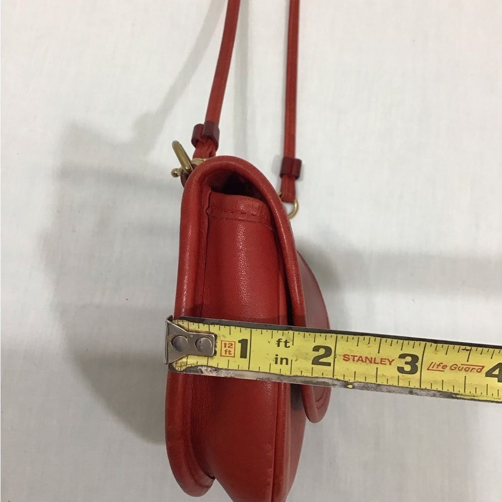 Coach Vintage Red Mini Crossbody Belt Bag Style #9826 - Picture 12 of 13